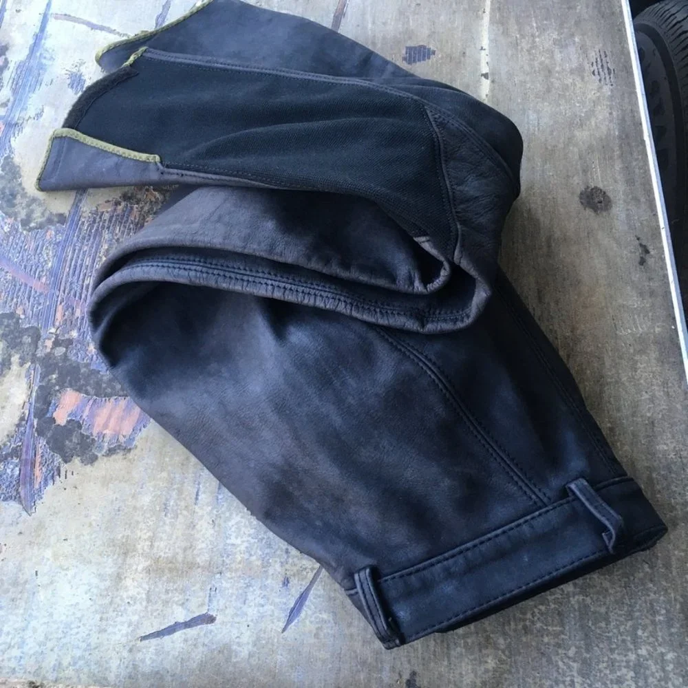 All Leather Germany Riding Breeches | Vintage - Picture 9 of 15